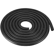 Foam Rubber Seal Weather Strip 13mm Diameter 3 Meters Long Black