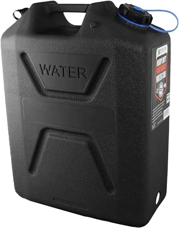 Wavian USA 3215 Black 22 L Heavy Duty Food Grade Water Can