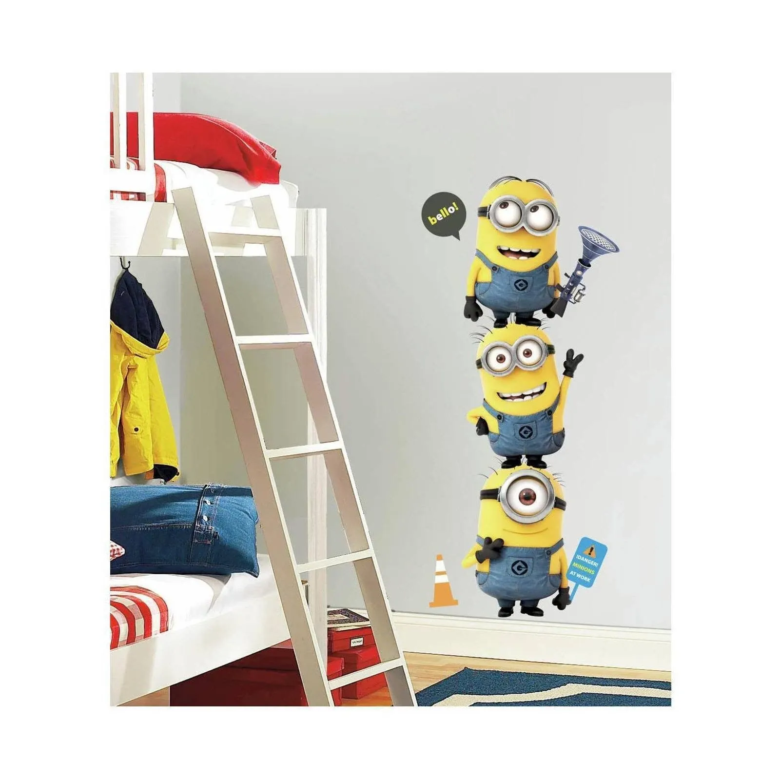 Despicable Me 2 Giant Minions Wall Decals