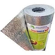 SmartSHIELD -3mm 48"x10ft Reflective Insulation roll, Foam Core Radiant Barrier, Thermal Insulation Shield - Engineered Foil