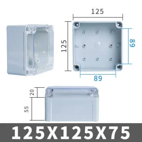 Home New  Waterproof Junction Box IP67 Outdoor Electrical Box Plastic Box