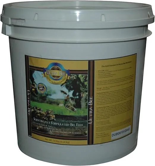 Mann Lake FD210 Ultra Bee Dry Feed Pail 10-Pound