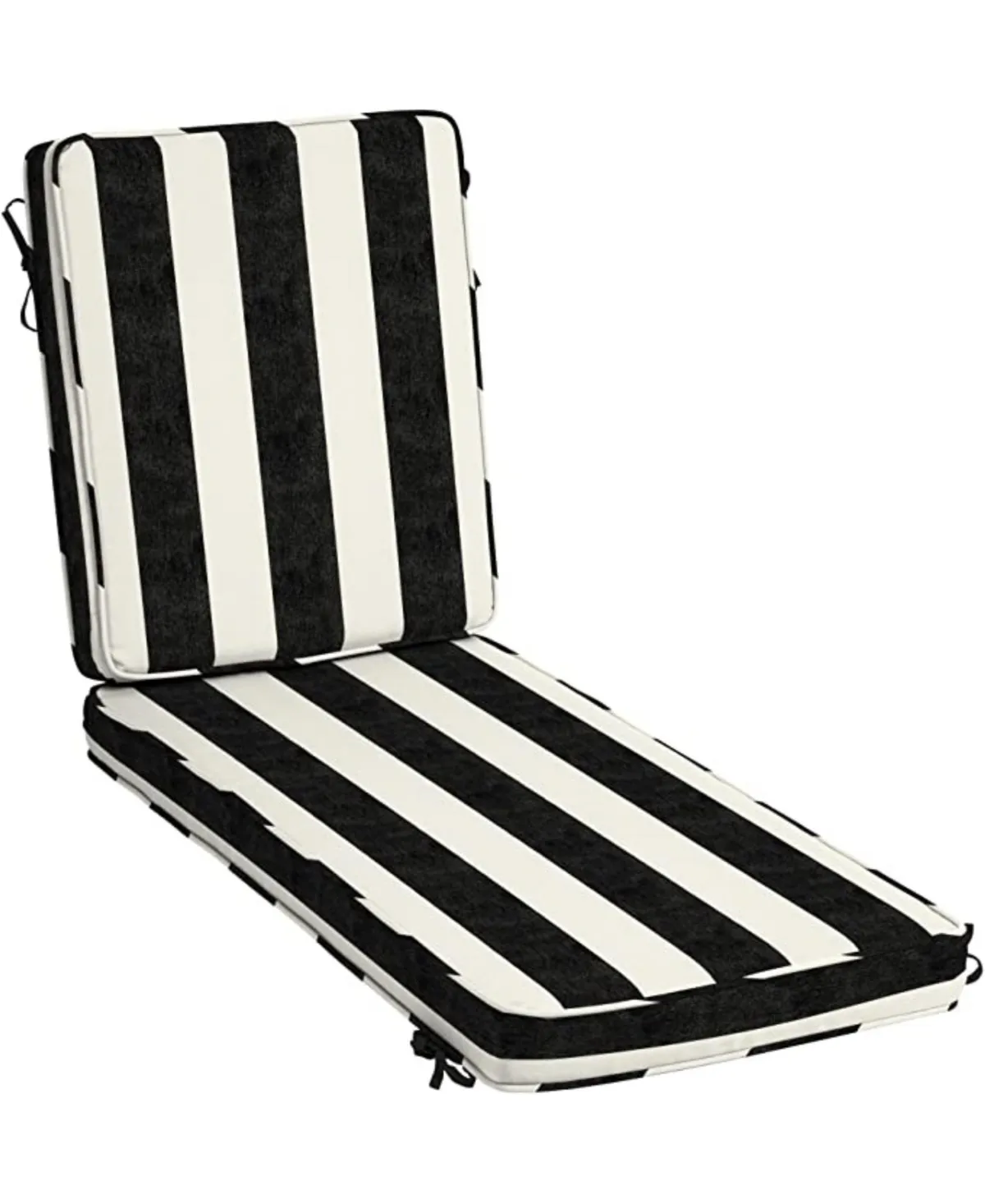 Arden ProFoam EverTru Acrylic Chaise Lounge Cushion Black Cabana