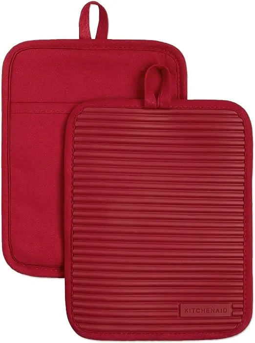 KitchenAid 2-Pack Cotton Solid Any Occasion Pot Holder SetKitchenAid 2-Pack Cotton Solid Any Occasion Pot Holder Set