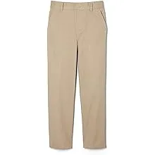 French Toast Big Boys Pull-On Relaxed Fit Pant Beige 18