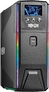 Tripp Lite 600VA 360W 120V Pure Sine Wave Gaming Ups Battery Backup