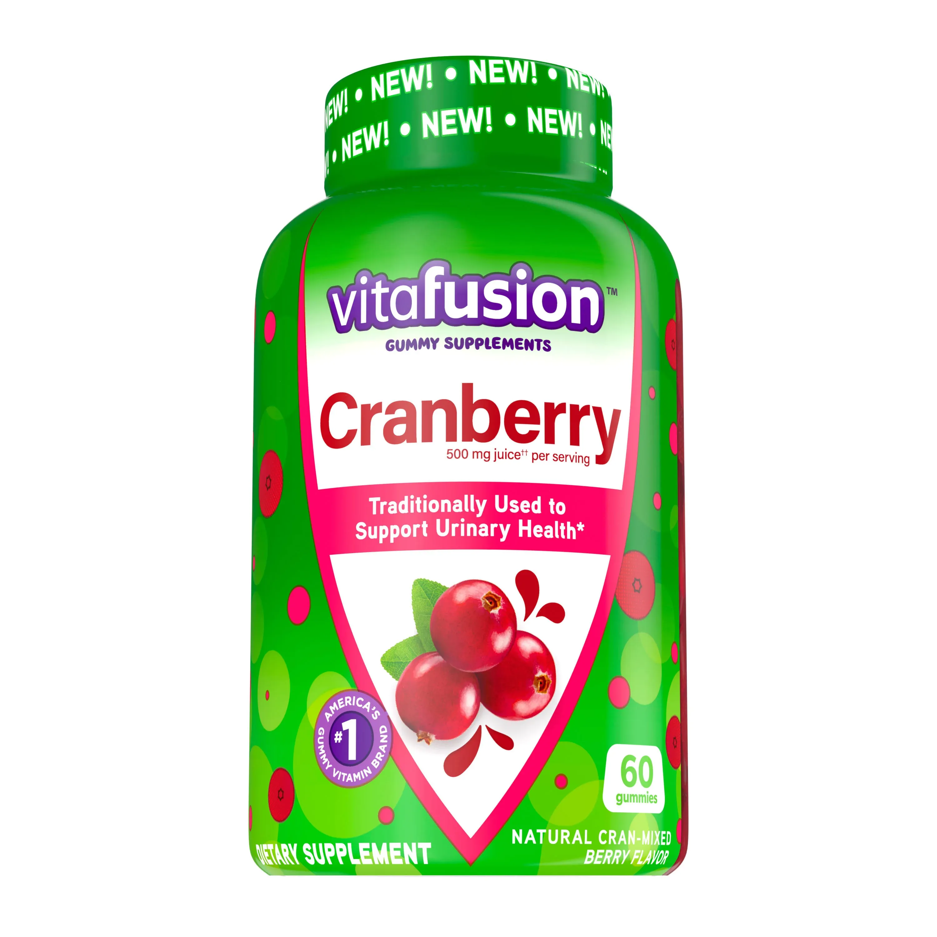 Vitafusion Women's Cranberry Dietary Supplements - 60ct