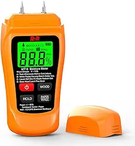 Portable Firewood Moisture Meter with LED Display - Accurate &amp; Reliable