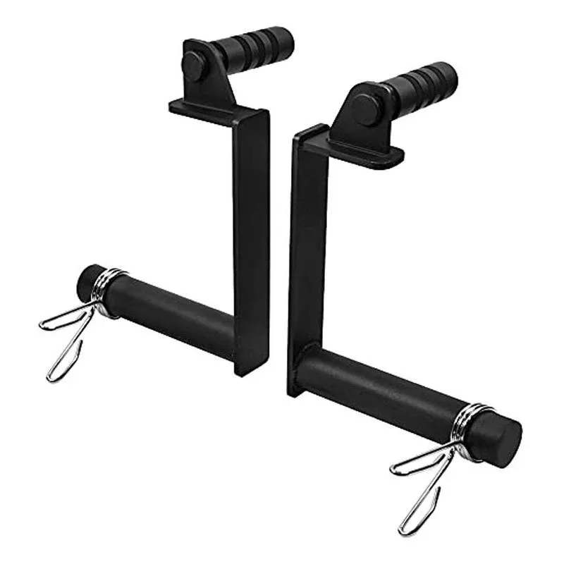 LoGest Farmer Walk Handles - Set of 2 Farmers Carry Handles with Clip Collars - Portable Exercise Equipment Targets Glutes Calves Quads and More Improve Grip Strength Ideal for Body Building Workouts