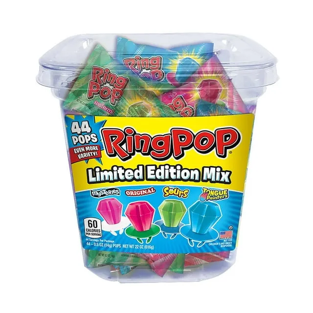 Ring Pop Assorted Candy Jar