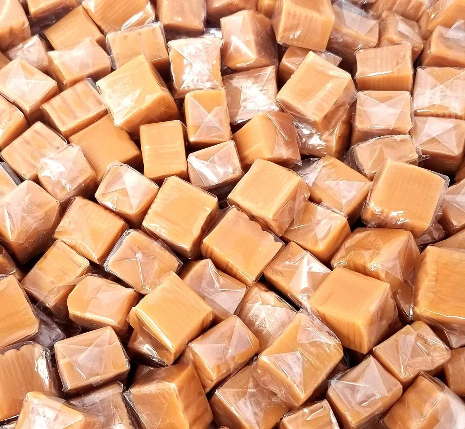 CrazyOutlet Kraft Caramel Candy, Classic Chewy Squares, Bulk Pack 4 Pounds 