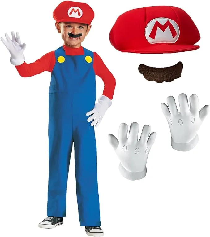 Disguise Costumes Boy's Super Mario Costume