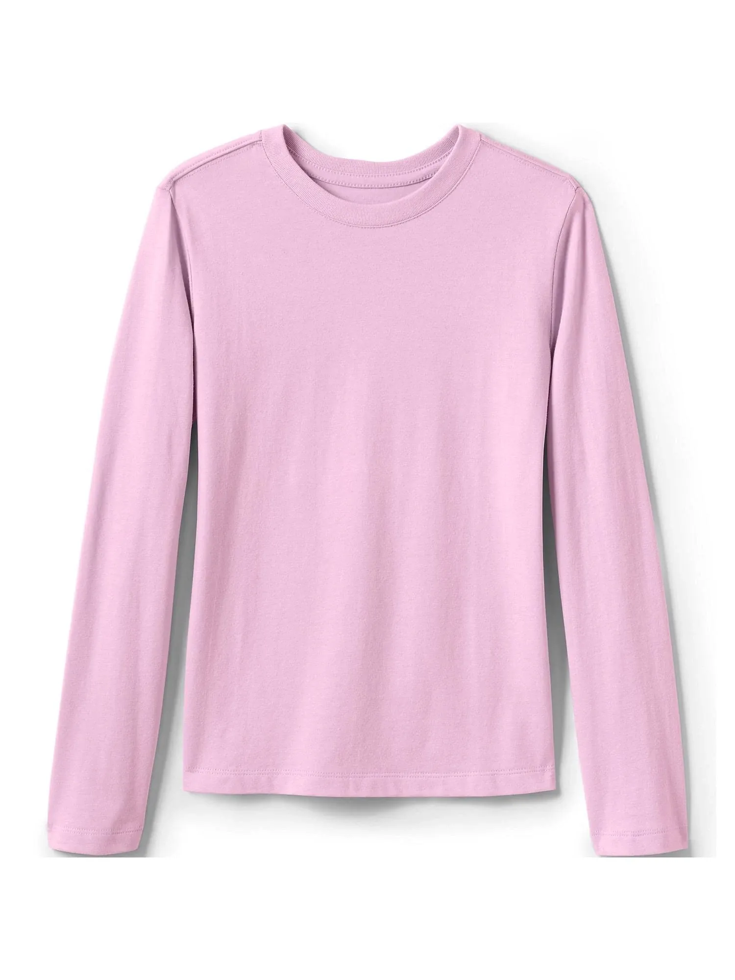 Lands' End School Uniform Girls Long Sleeve Essential T-shirt