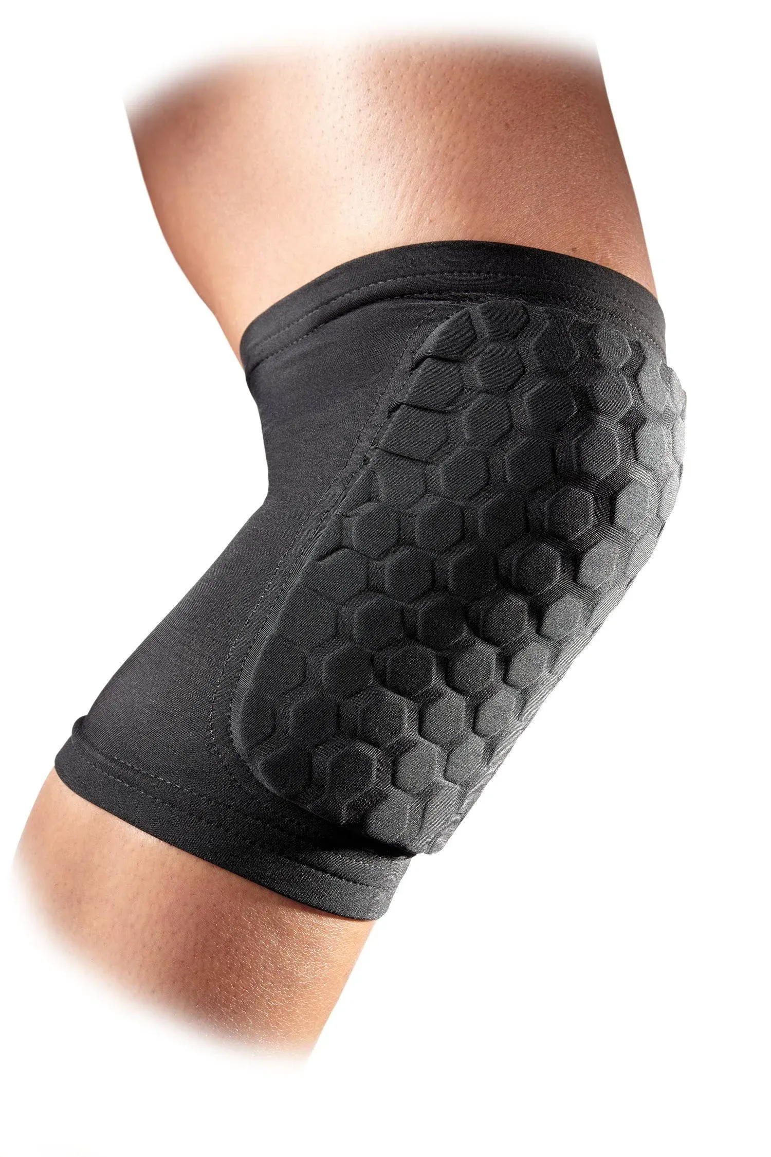 McDavid Hex Pads for Knees/Elbows/Shins, Moisture Wicking, Youth & Adult Sizes (1 Pair)