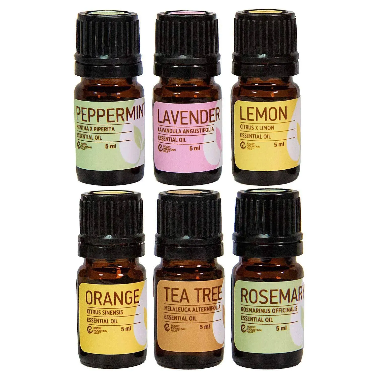 The Essentials Kit - includes Lavender, Lemon, Orange, Peppermint, Tea Tree, ...