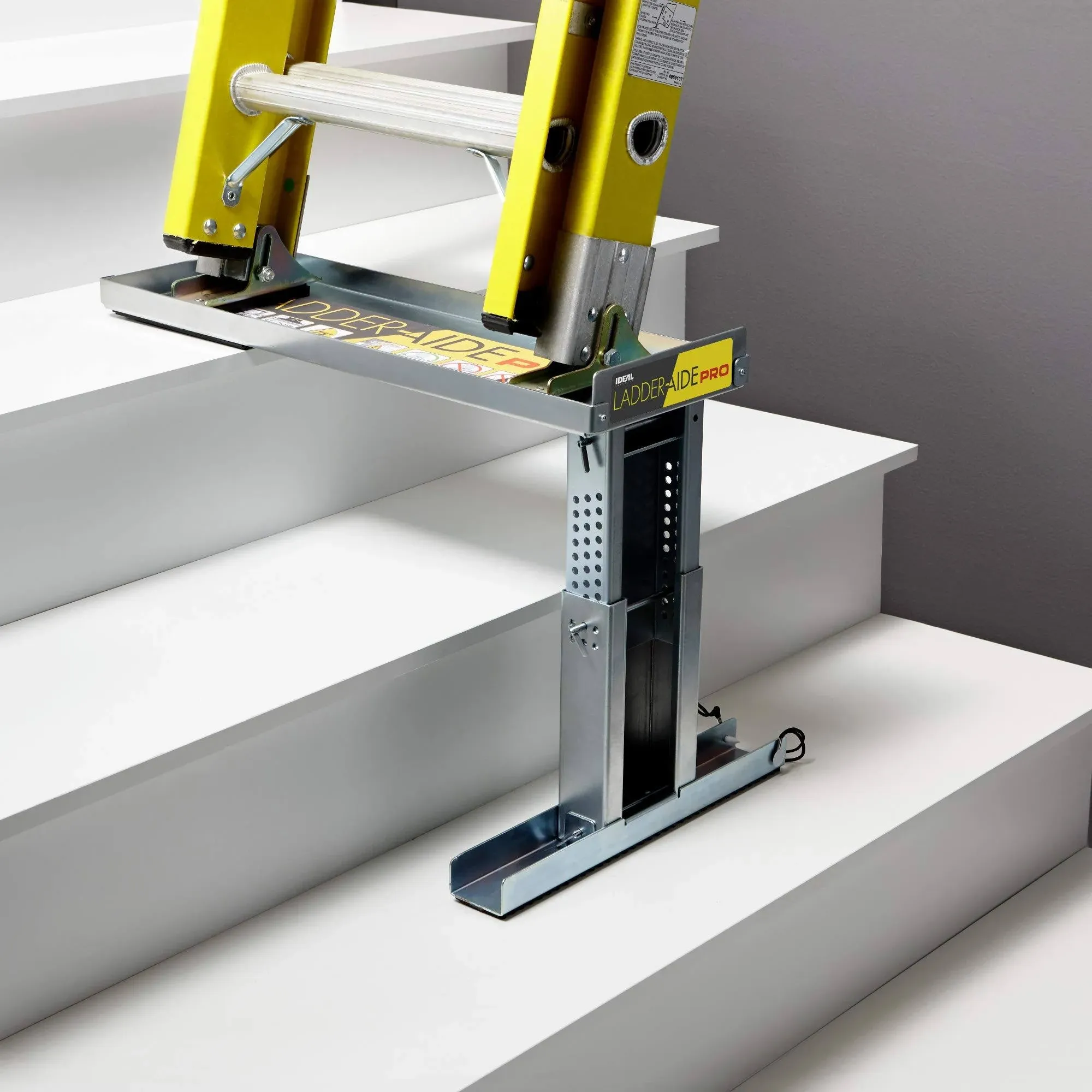 Ideal Security Ladder-Aide Pro For Type 1AA Ladders - The Safe and Easy Way to Work on Stairs