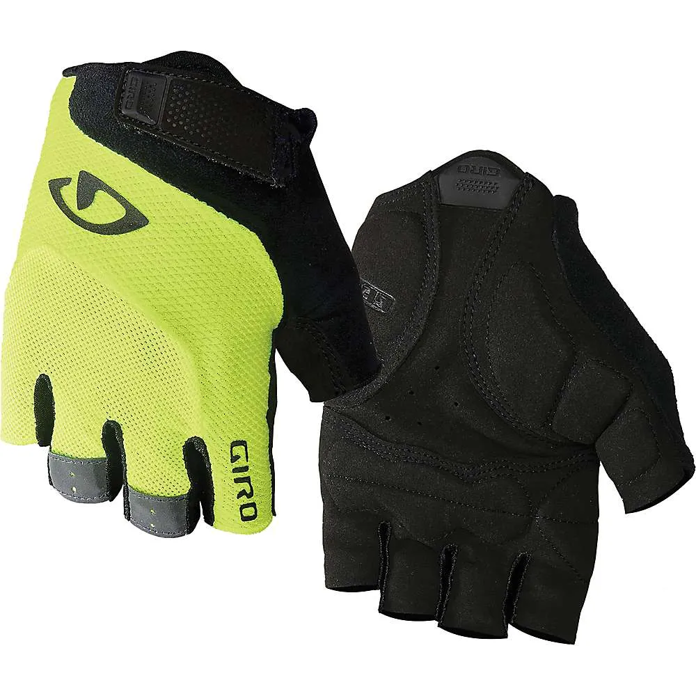 Giro Bravo Gel Men's Road Cycling Gloves - White/Black (2020), Large