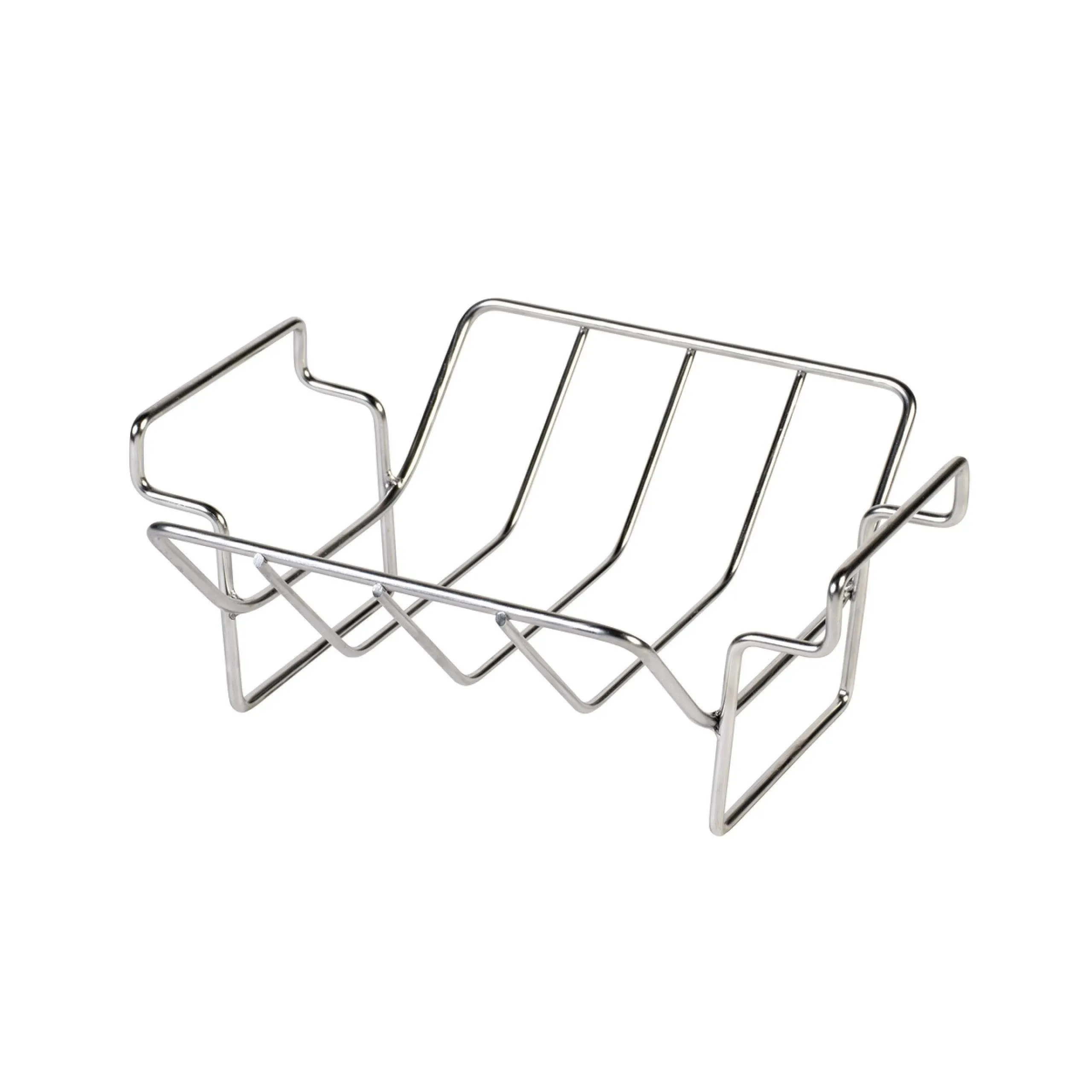 Multi-Purpose Grilling Rack Stainless Steel V-Rack for Roasting Turkey, Poultry, and Smoking/Grilling - Versatile BBQ Rib Rack for Big Green Egg - Easy to Clean, Non-Toxic.…