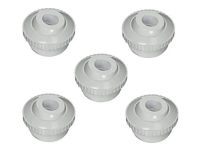 PoolSupplyTown Pool Spa 3/4' Opening Hydrostream Return Jet Fitting with 1-1/2' Inch MIP Thread Replace Hayward SP1419D (5 Pack)