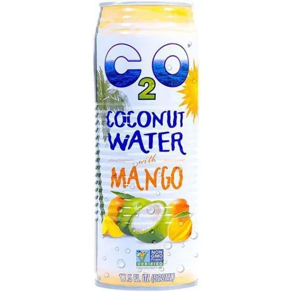 C2O Pure Coconut Water Mango Pack of 12