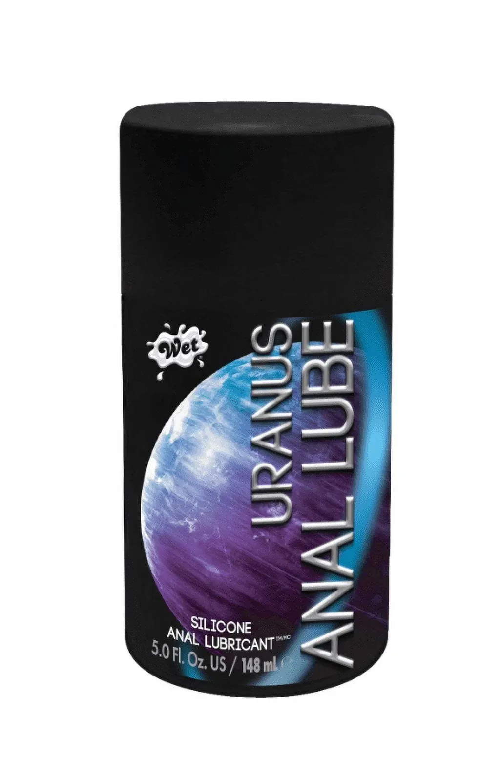 Wet Uranus Silicone-Based Anal Lube for Men, Women & Couples, 3 Fl Oz - Long-Lasting & Water-Resistant Premium Personal Sex Lubricant - Safe to Use with Latex Condoms - Non-Sticky & Hypoallergenic