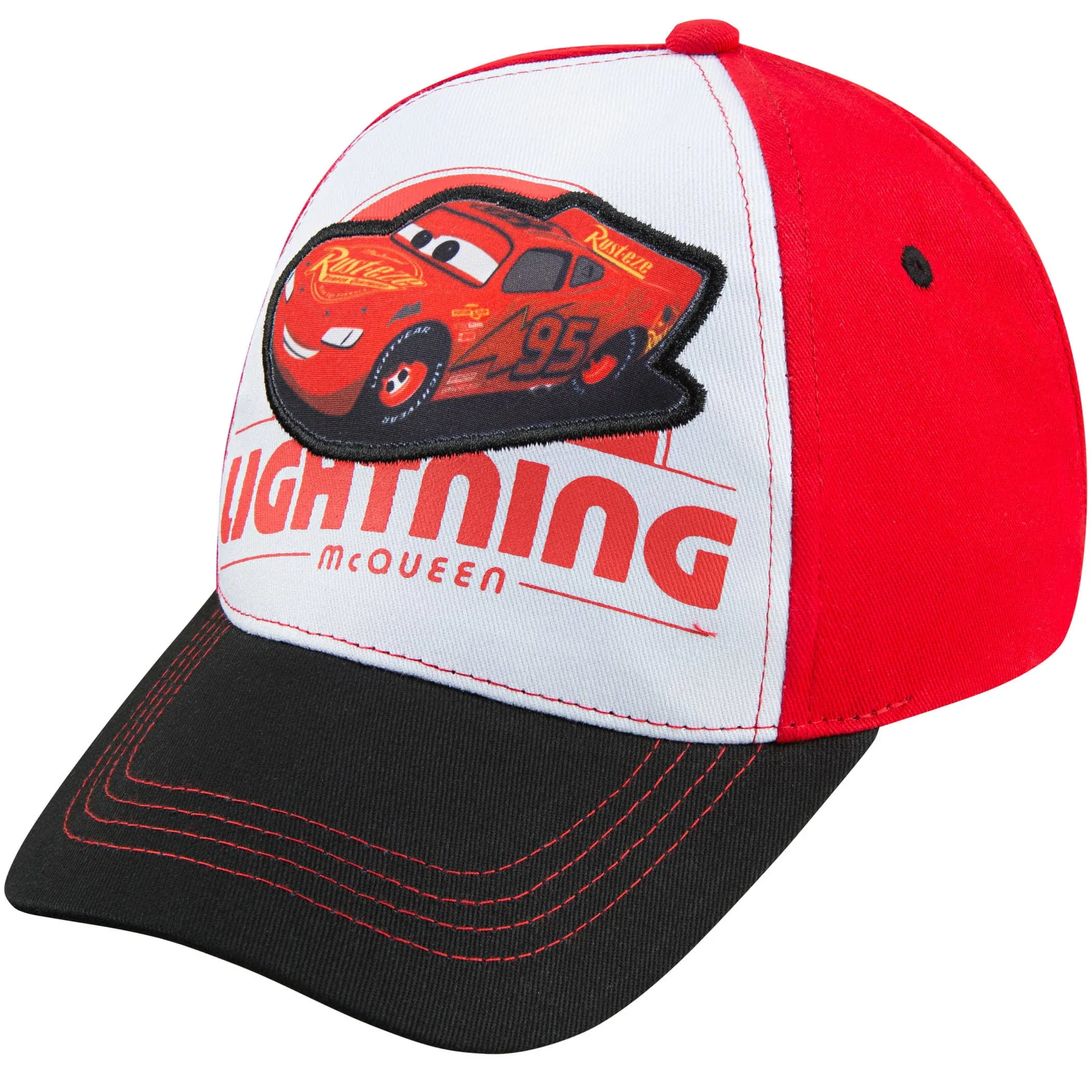 Disney Toddler Boys Rust Eze Lightning McQueen Cars Baseball Cap - Age 4-7