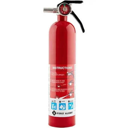 First Alert Rechargeable 1-a:10-b:c Residential Fire Extinguisher