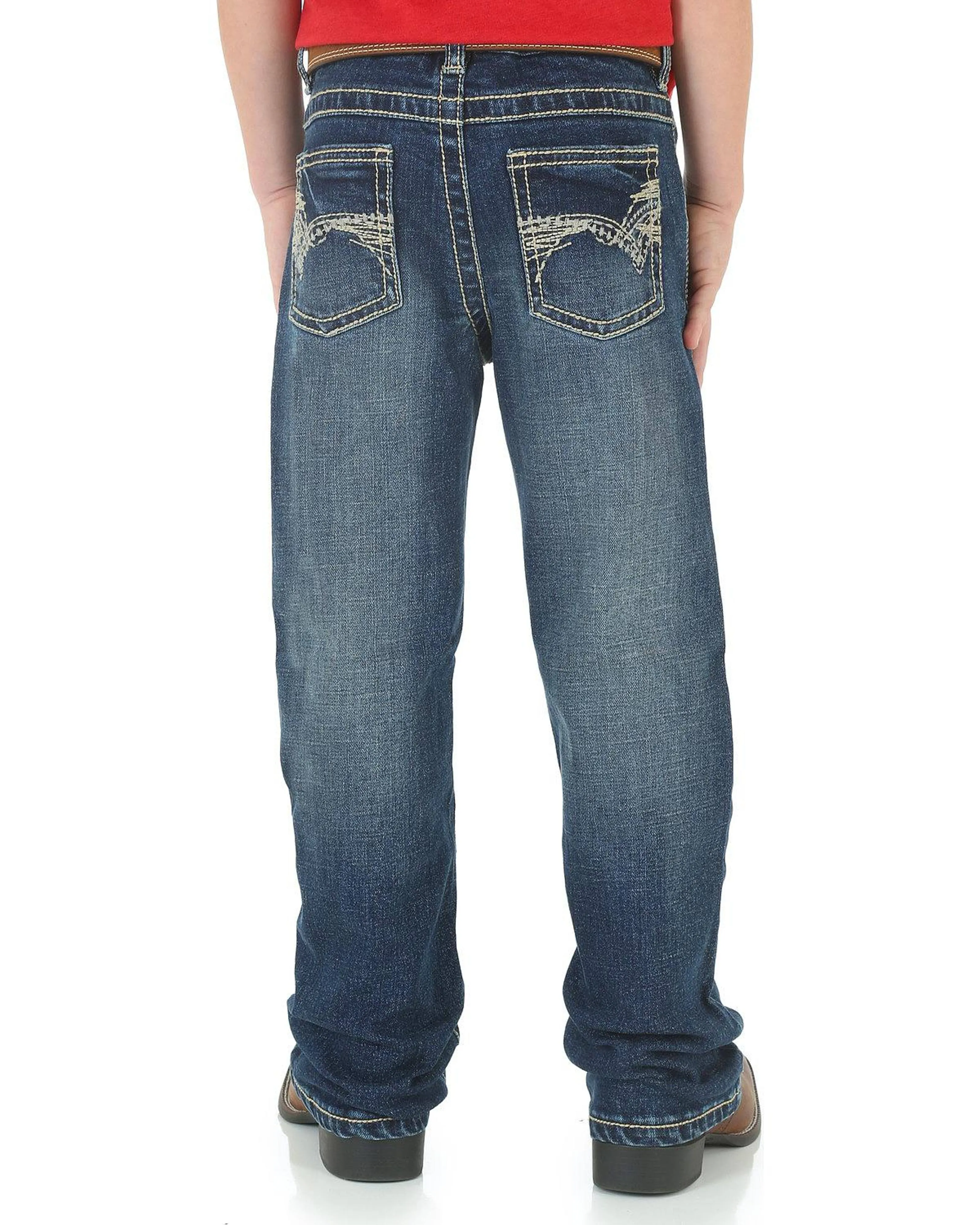 "WRANGLER BOY'S 20X VINTAGE BOOTCUT SLIM FIT JEAN (8-20) IN MIDLAND STYLE 42JWXMD"