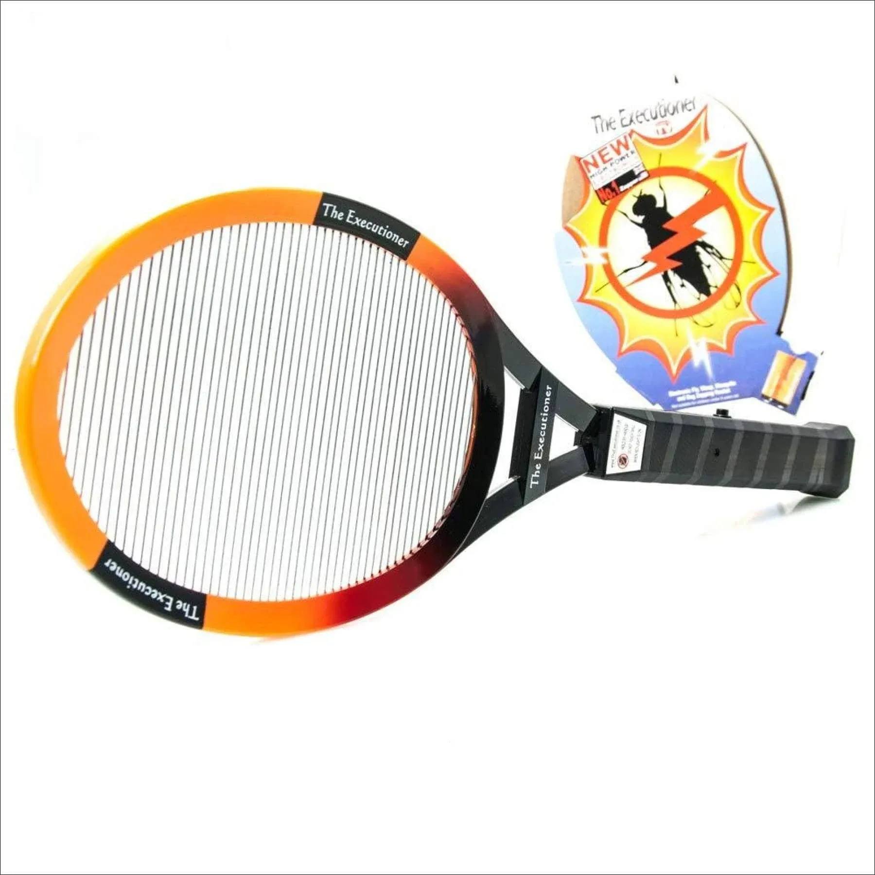 The Executioner Fly Mosquito Swatter Racket Wasp Bug Zapper Indoor Outdoor Ov...