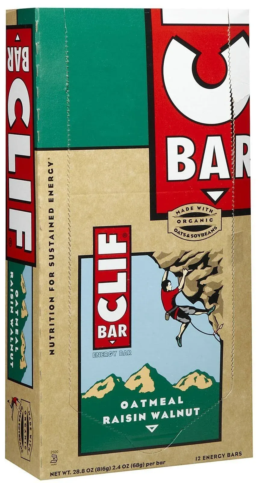 Clif Bar Oatmeal Raisin Walnut 12 Bars