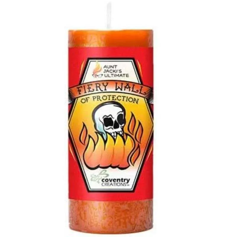 Aunt Jacki's Ultimate Fiery Wall of Protection Candle