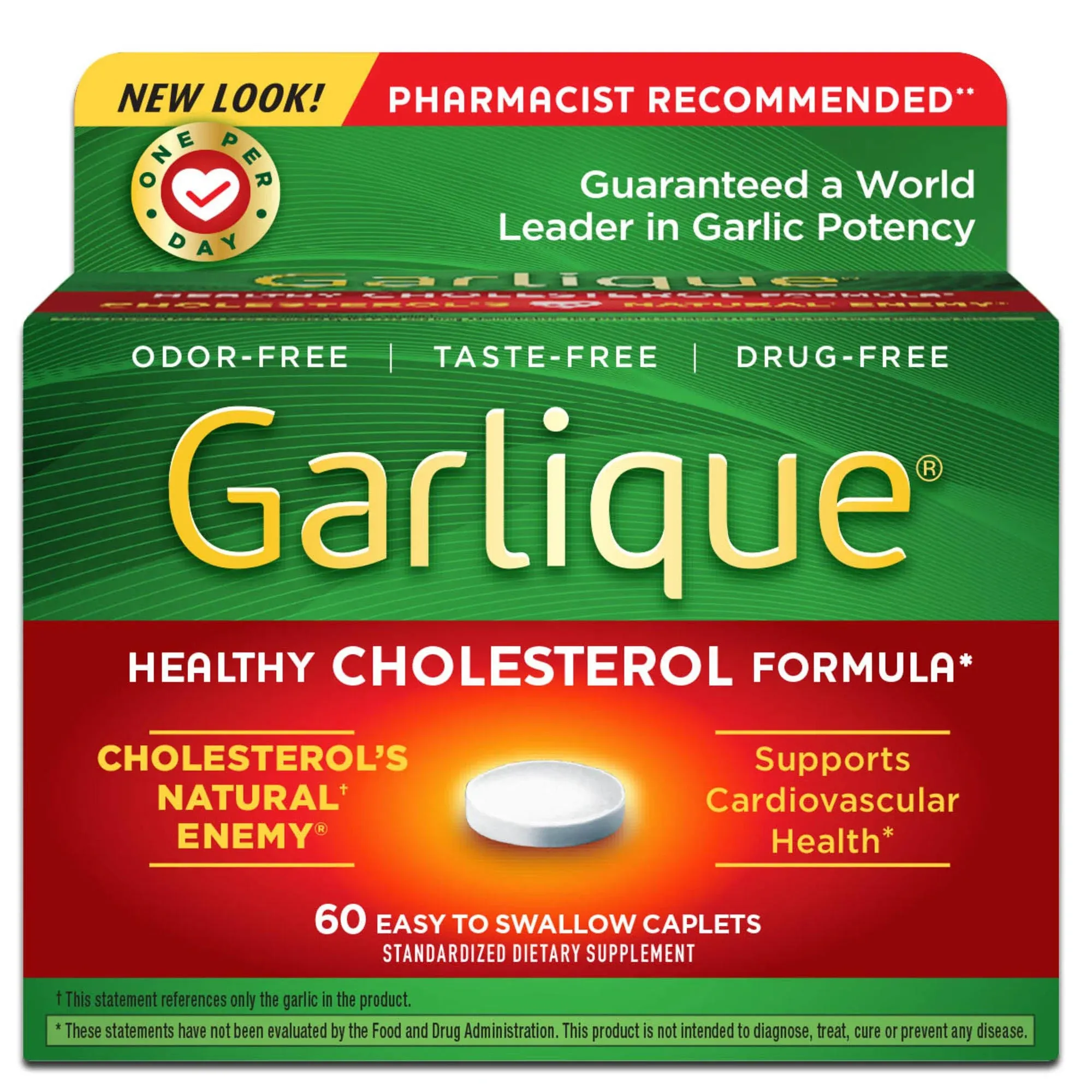 Garlique Blood Pressure Formula, Caplets - 60 caplets