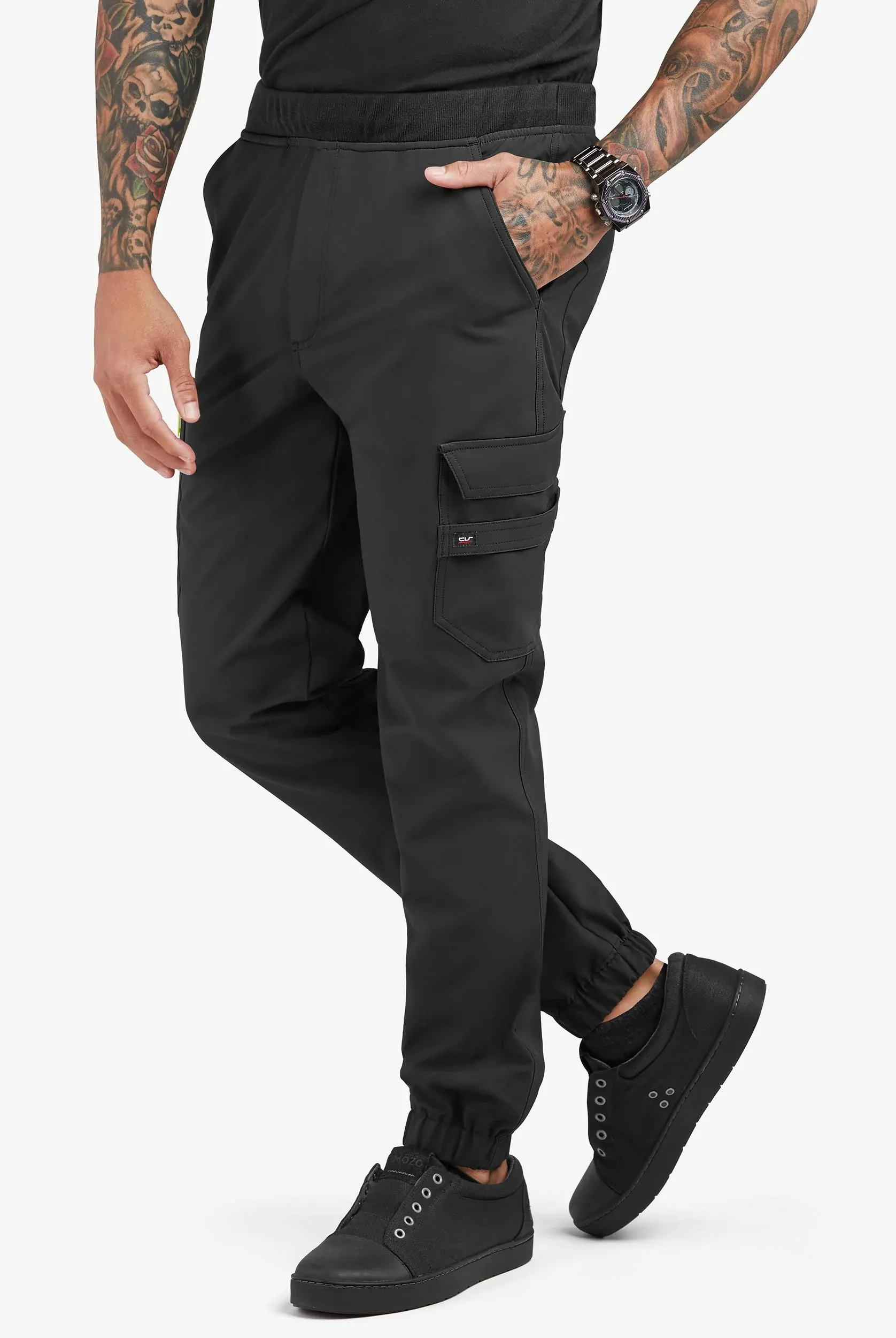 "CHEF PERFORMANCE Men's 7-Pocket STRETCH Jogger Chef Pants"