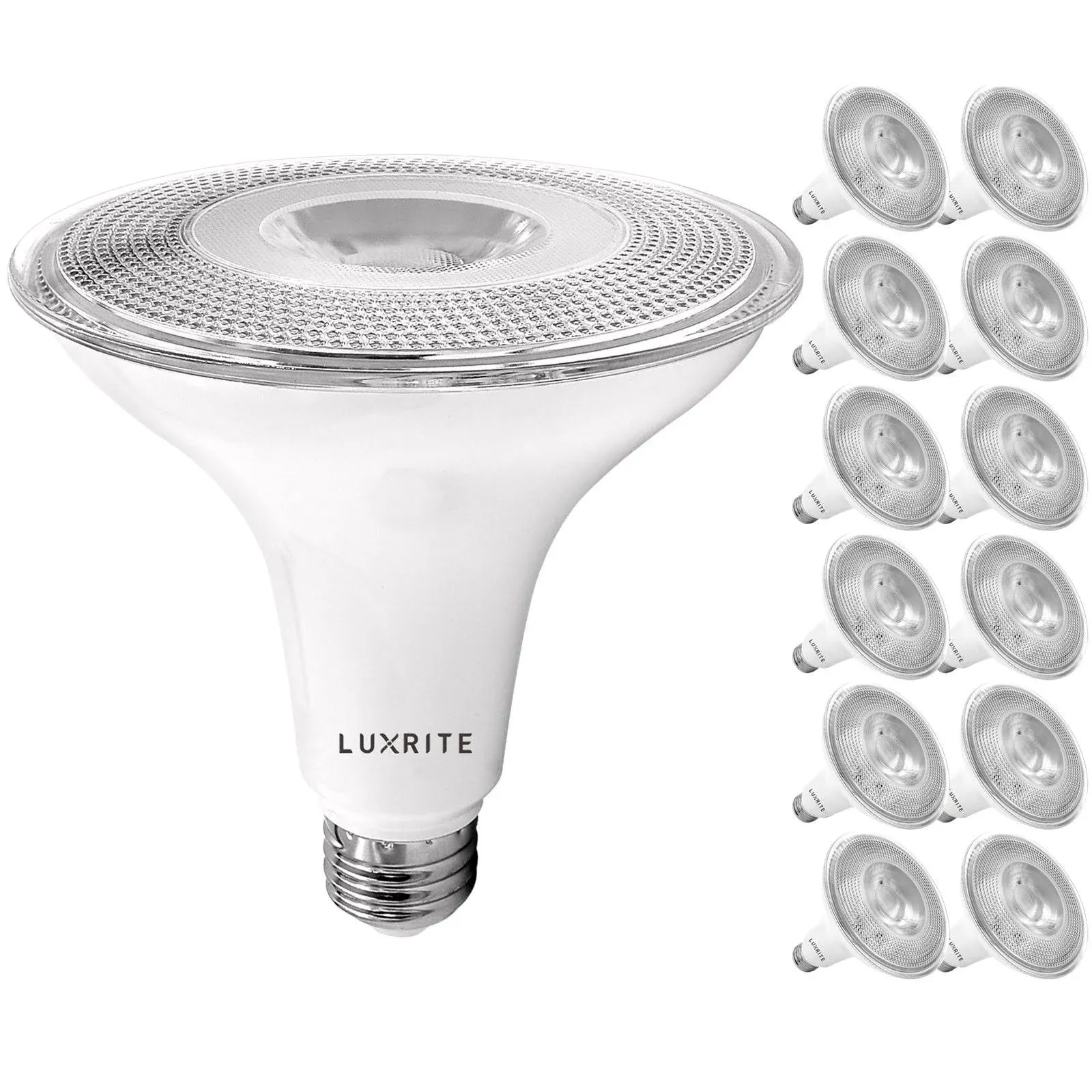 Luxrite 12 Pack LED PAR38 Flood Light Bulb