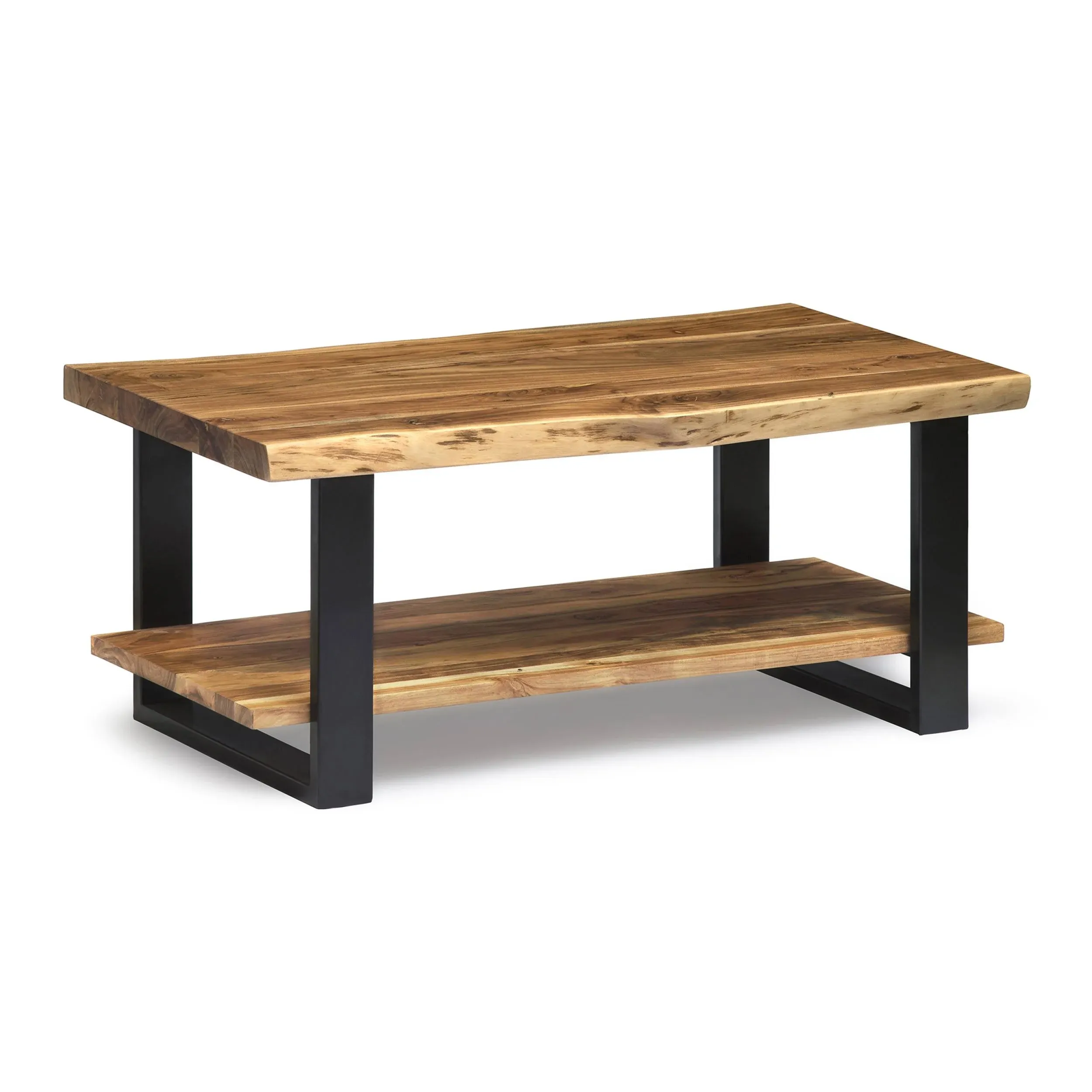 Alaterre Alpine Natural Live Edge Wood Coffee Table