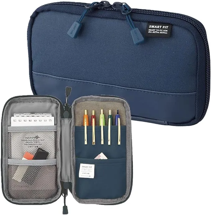 LIHITLAB Compact Pen Case, Water & Stain Repellent