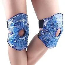 NEWGO Knee Cold Pack 2 Pack Knee Ice Pack for Injuries, Reusable Gel Cold Pack with Soft Plush Backing for Knee Replacement Surgery, Pain ReliefNEWGO Knee Cold Pack 2 Pack Knee Ice Pack for Injuri…