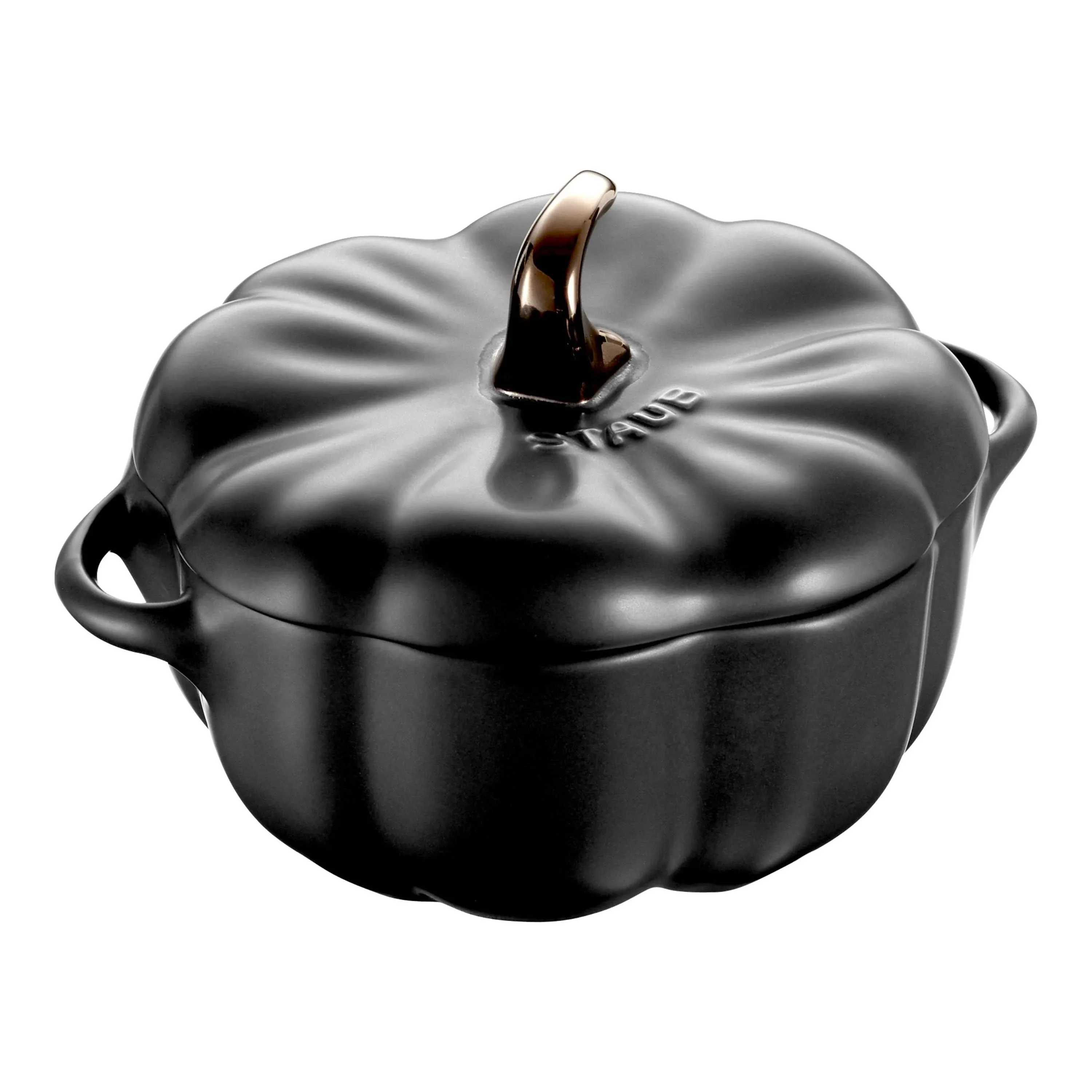 Staub - Pumpkin - Cocotte - Matte Black - Ceramic - 12.2 cm