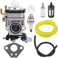 Powtol 300486 Carburetor fits Earthquake E43 E43CE E43WC Auger MC43 MC43E Tiller MD43 WE43 WE43E Powermate PEA438 PCV43