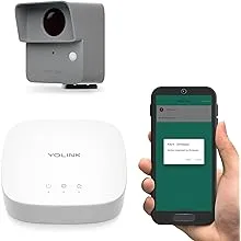 YoLink LoRa Smart Outdoor Motion Sensor, Driveway Alert, Property Invasion/Tresspassing Detector, 1/4 Mile Open Air Range, Email/SMS/Push Alerts, Alexa, IFTTT, Home Assistant (Hub Included!)YoLink LoRa Smart Outdoor Motion Sensor, Driveway Ale…