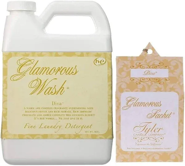 Tyler Candle Fleur De Lis Glamorous Wash 32 oz Fine Laundry Detergent (Fleur... 