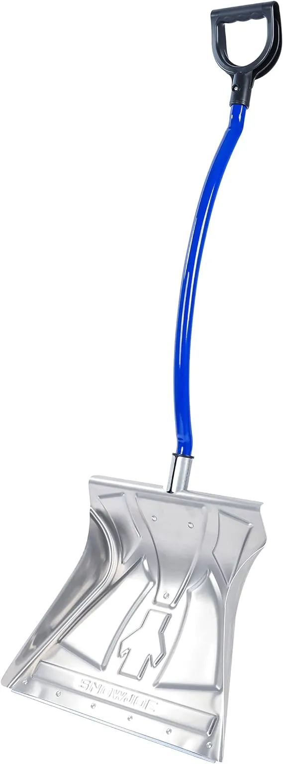 Snow Joe SNJ20A-ERG Heavy-Duty Aluminum Ergonomic Snow Shovel w/Steel Wear Strip & D-Grip Handle, Fully Assembled