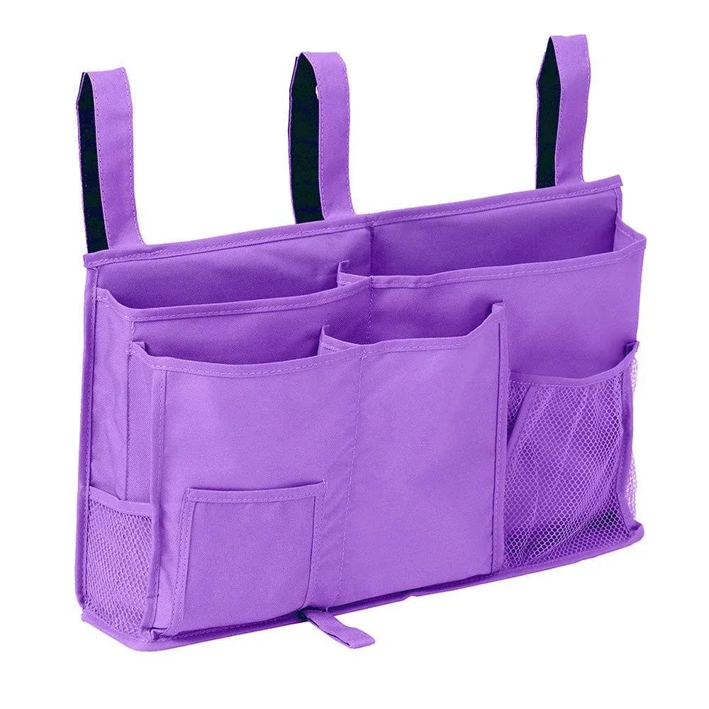 Caddy Hanging Organizer Bedside Storage Bag for Bunk and Dorm Rooms Bed Rails`