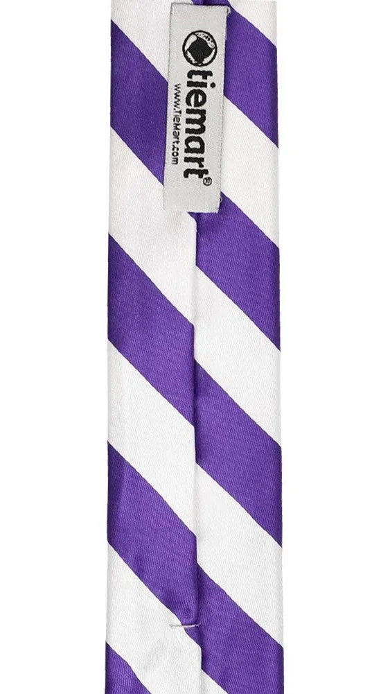 tiemart Striped Skinny Tie, 2&#034; Width