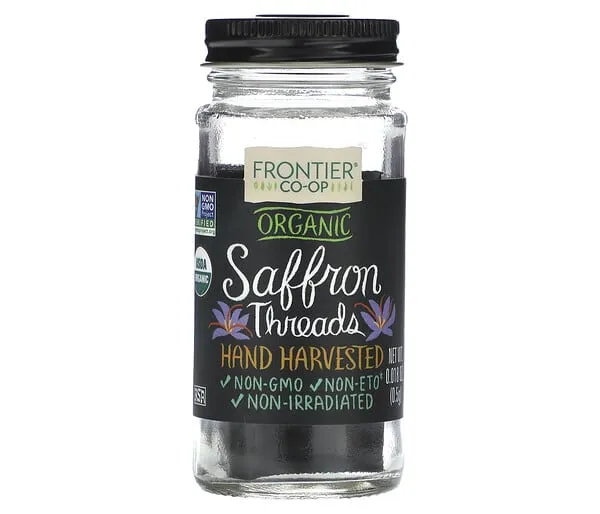 Frontier Organic Saffron Threads - 0.02 oz jar