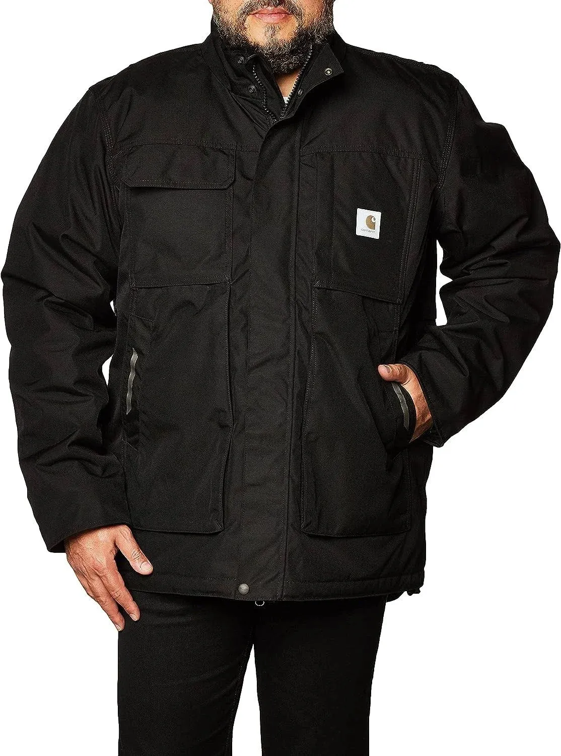 Carhartt Men's Yukon Extremes Full Swing Insulated Coat - Black