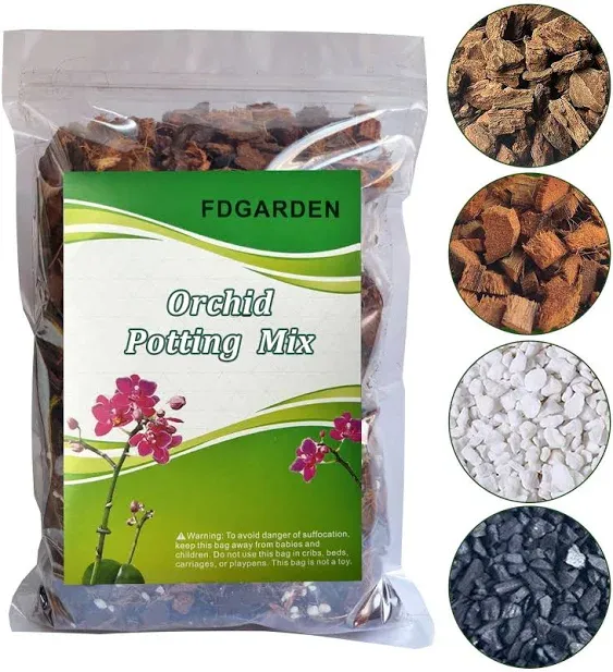 Fdgarden Orchid Potting Mix Soil with Sphagnum Pine Moss