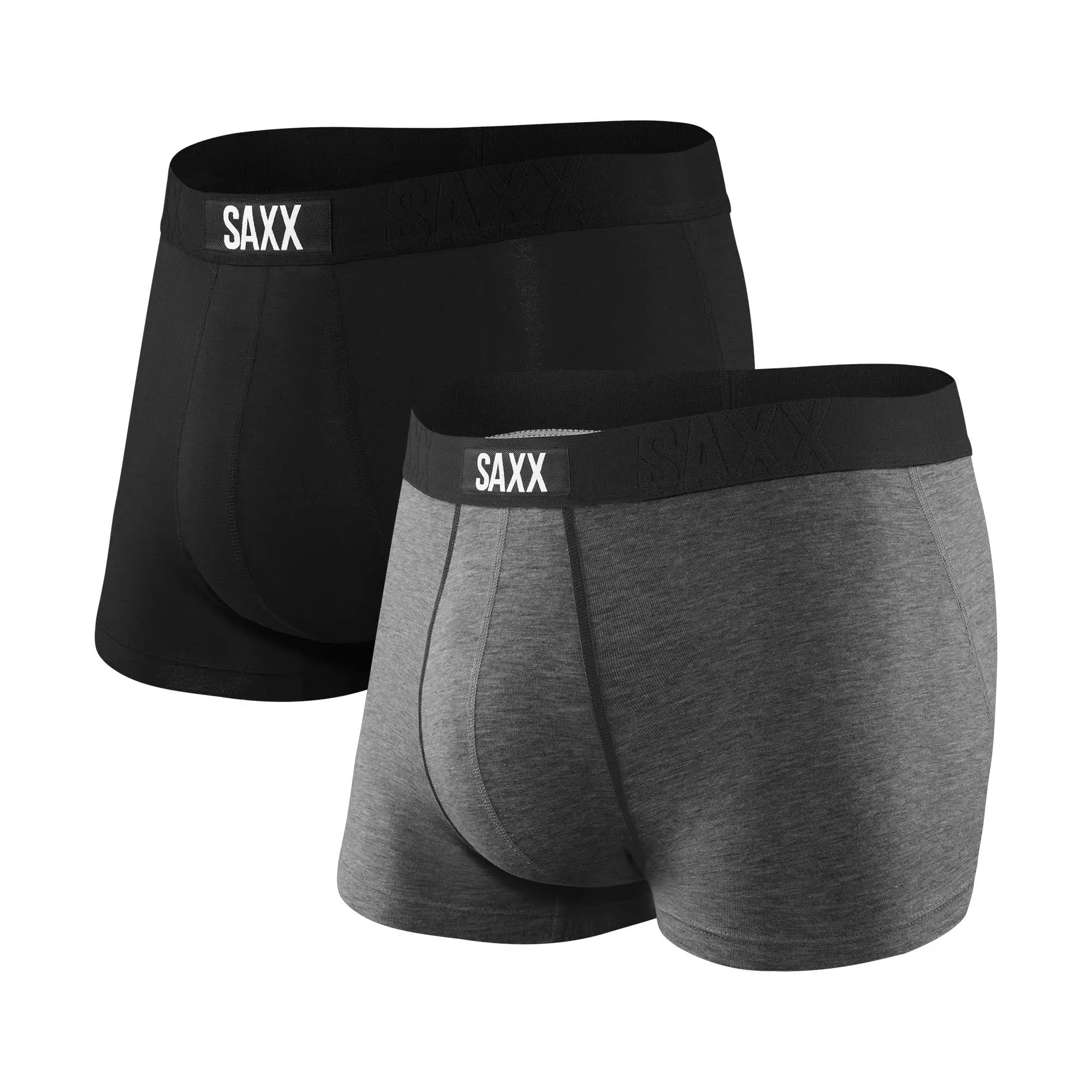 SAXX Underwear Co.- Men's VIBE Super Soft Trunk 2 Pack with Built-in Pouch Support