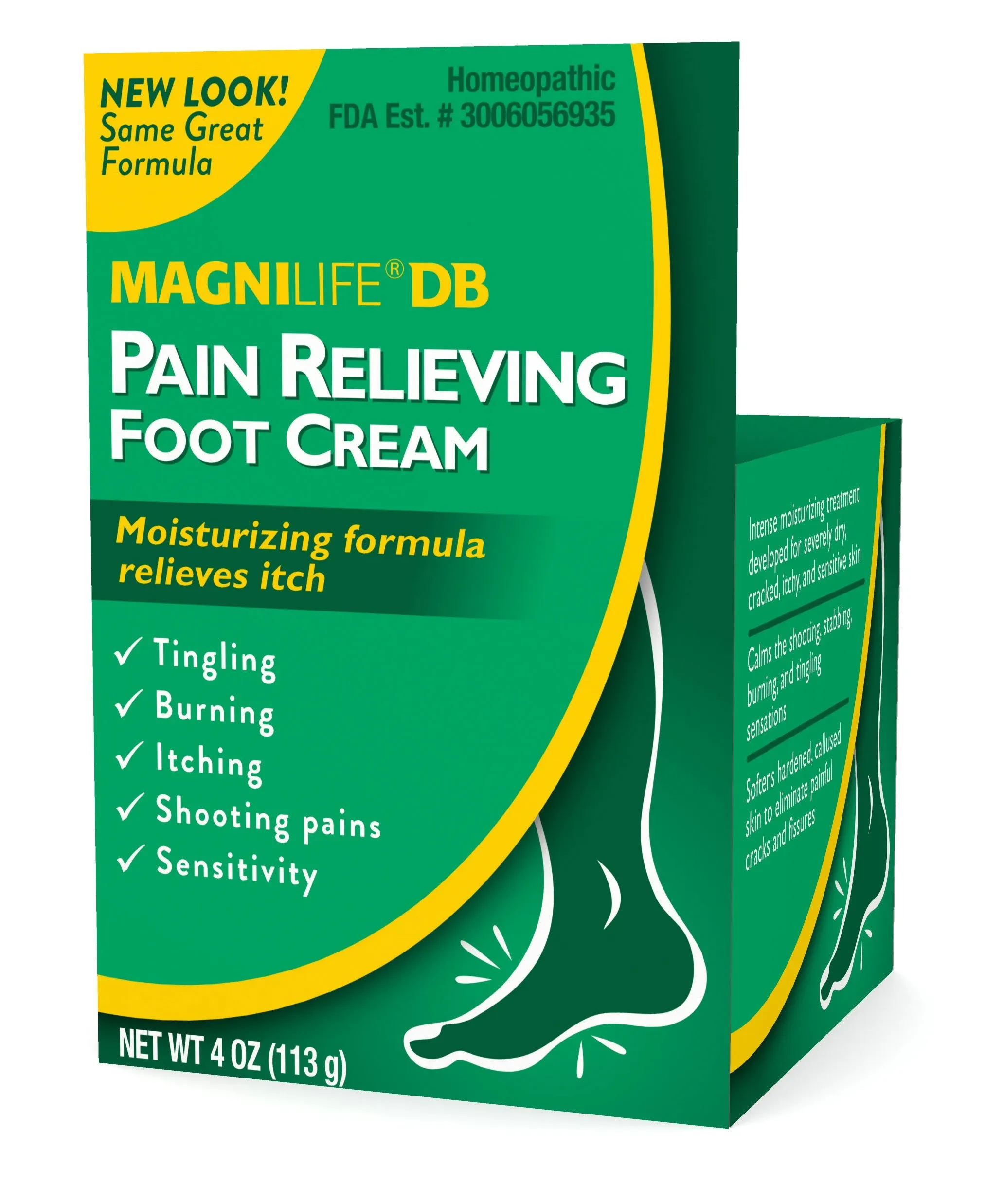 Magnilife DB Pain Relieving Foot Cream, 4 oz | CVS