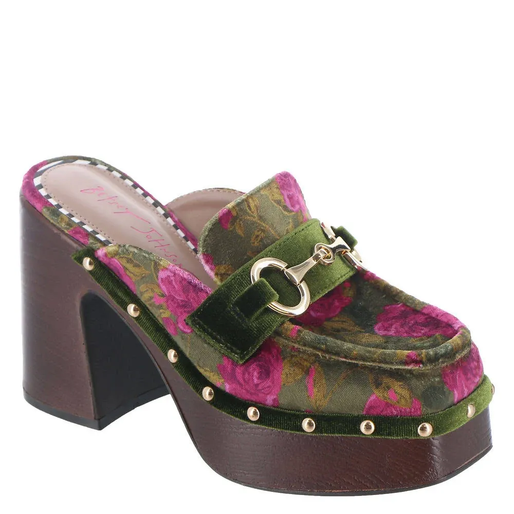 Betsey Johnson Aydin 7.5 Women's Green Multi